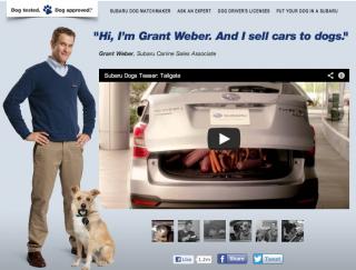 Subaru: Facebook Page Dog Tested
